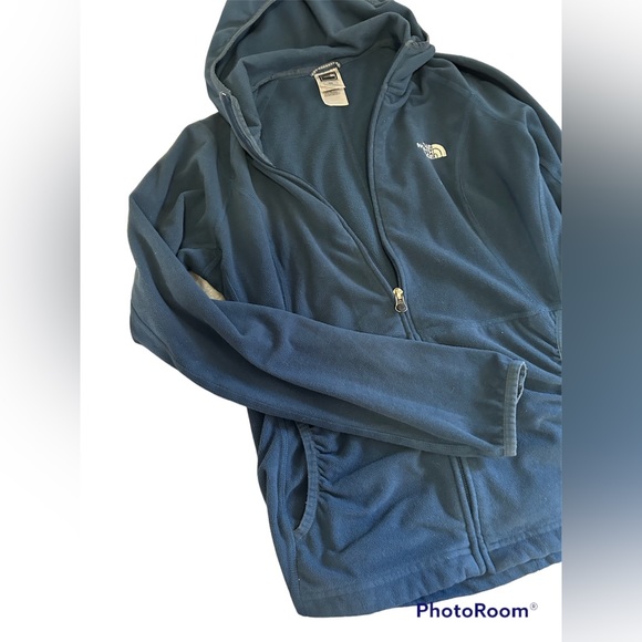 The North face Hoodie Zip up Fleece Jacket - Picture 2 of 6